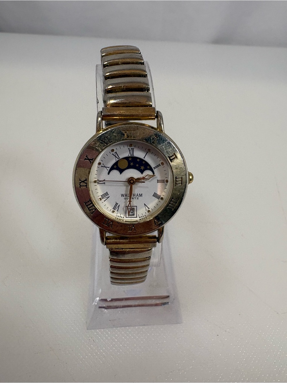 Waltham Women's Two-Tone Moonphase Watch in Gold and Silver